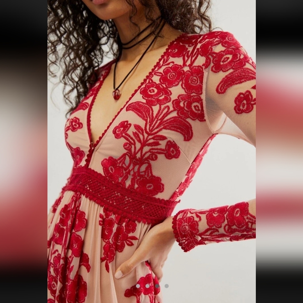 🍋For Love & Lemons Temecula Lace Maxi Dress - Picture 14 of 16